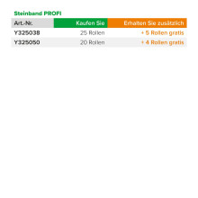 Steinband PROFI Huckepack