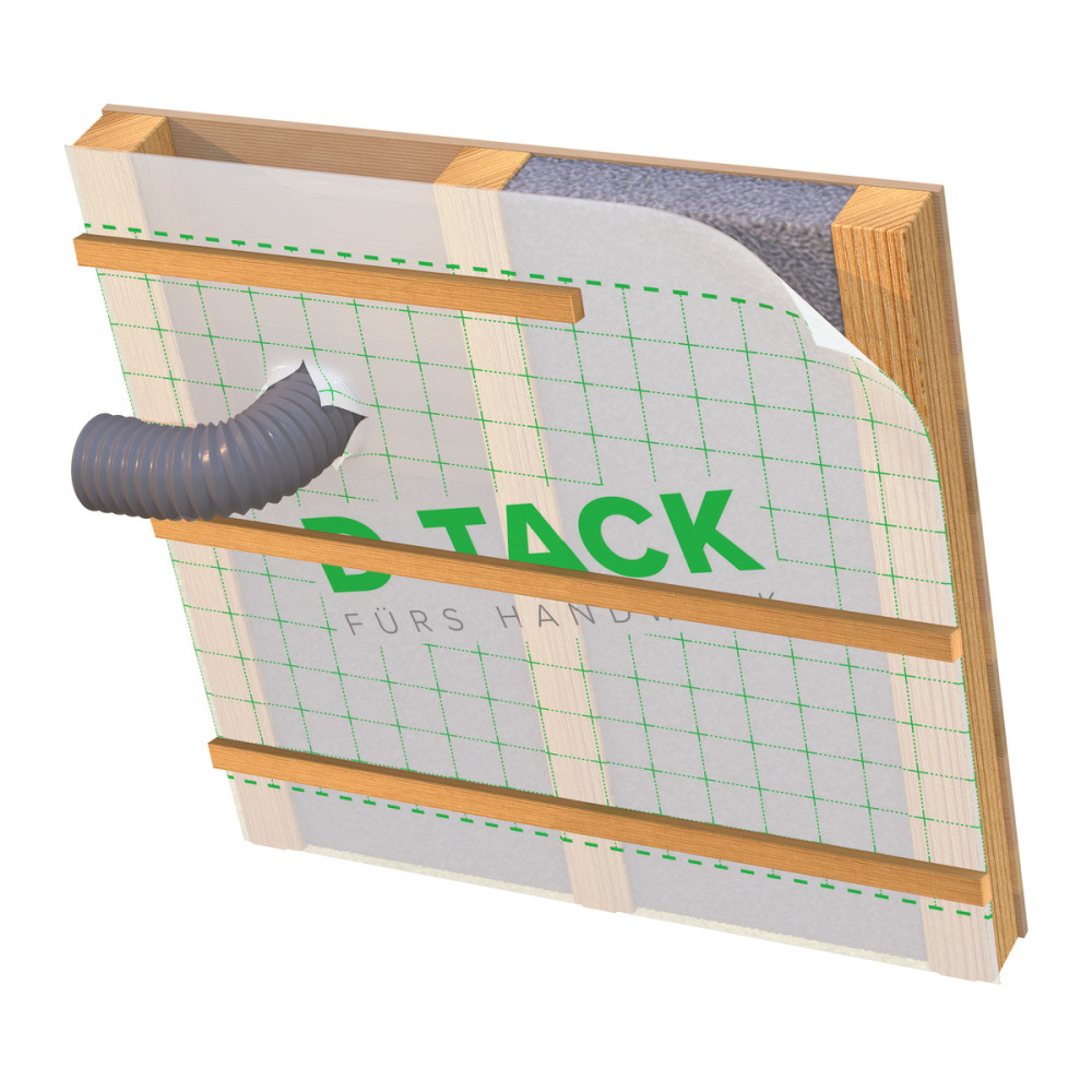 TACOKLIMA® ACTIVE SD <sup>+</sup>PLUS<sup>+</sup> Reißfeste und feuchtevariable Dampfbremse