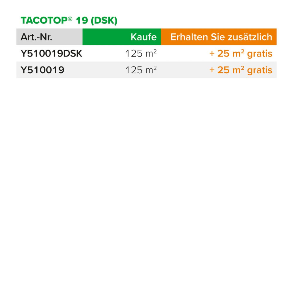 TACOTOP® 19 (DSK) Huckepack