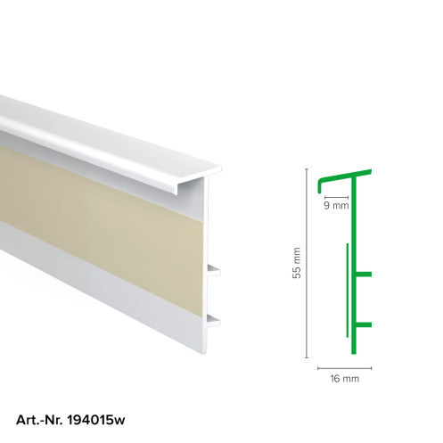 Teppichsockelleiste TSM 50