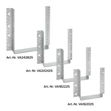 Kombi-Balkenschuh Außenlaschen