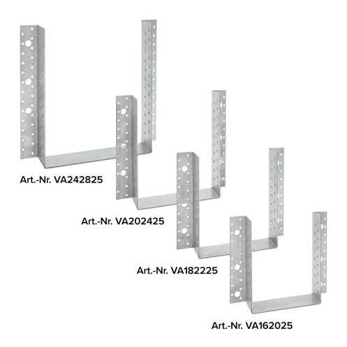 Kombi-Balkenschuh Außenlaschen