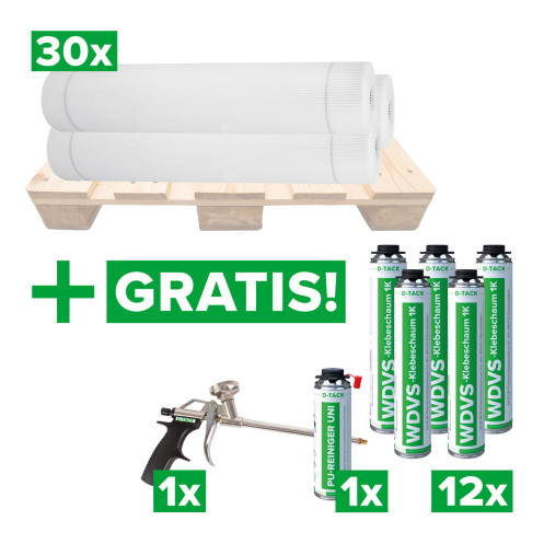 WDVS-Gewebe 165 g/m² Paletten-Set