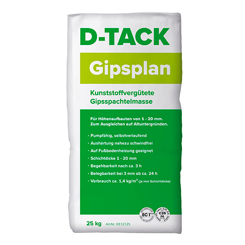 Gipsplan - kunststoffvergütete Gipsspachtelmasse