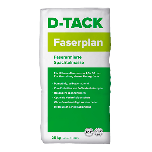 Faserplan - faserarmierte Nivelliermasse