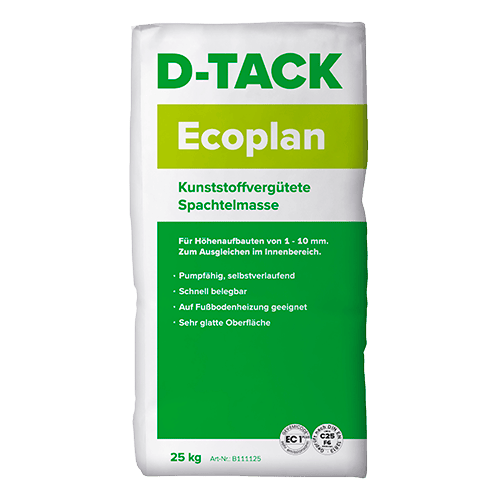 Ecoplan - kunststoffvergütete Ausgleichsmasse