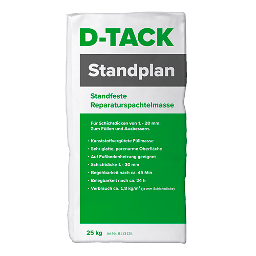 Standplan - standfeste Reparaturspachtelmasse
