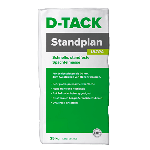 Standplan ULTRA - schnelle, standfeste Spachtelmasse